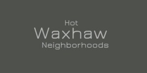 Hot Waxhaw Area Neighborhoods