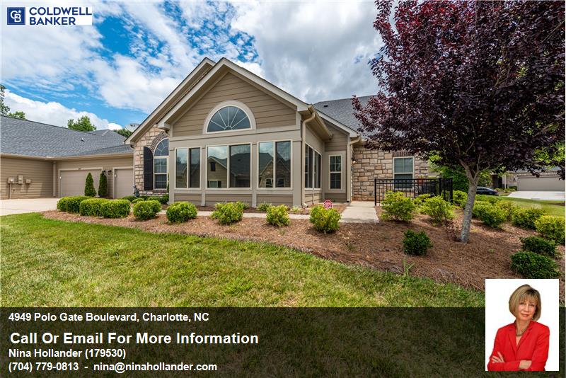 55+ Community Home  In Charlotte Under Contract
