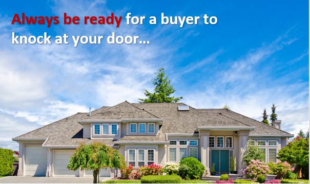 It's important to always have your home show-ready when you sell