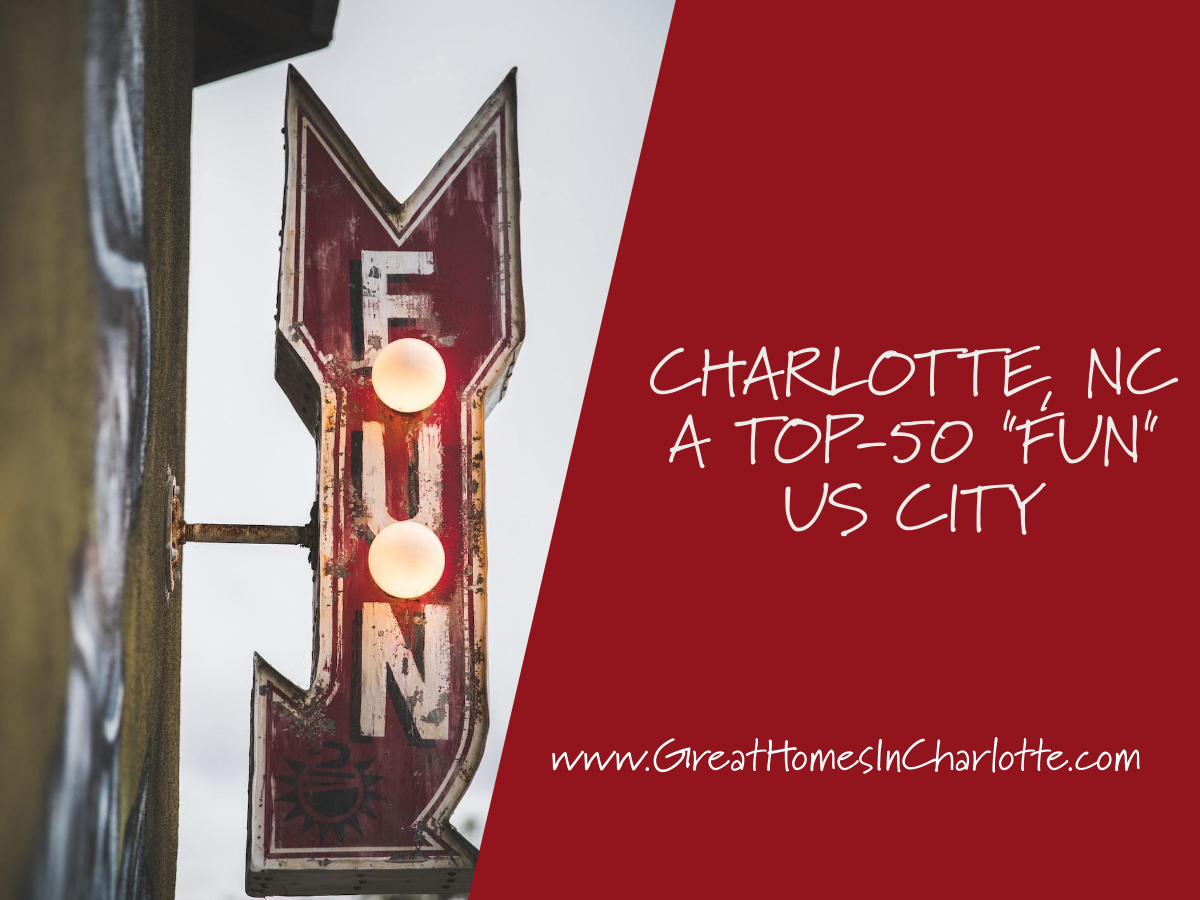 Charlotte, NC A Top-50 City For Fun In The USA