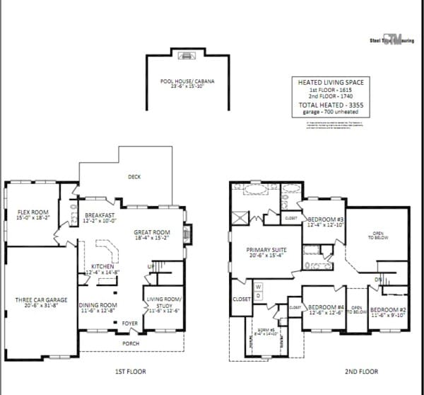 Floor plan for 4498 Rustling Woods Drive in Sailview in Denver, NC in Lake Norman area.