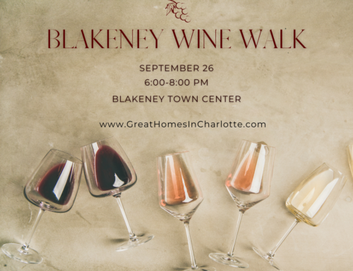 Wine Walk 2024 Blakeney Town Center September 26th