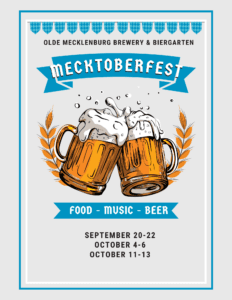 Charlotte's 2024 annual Mecktoberfest at the Olde Mecklenburg Brewery and Biergarten