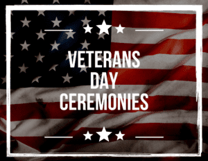 Veterans Day ceremonies in Charlotte area, NC